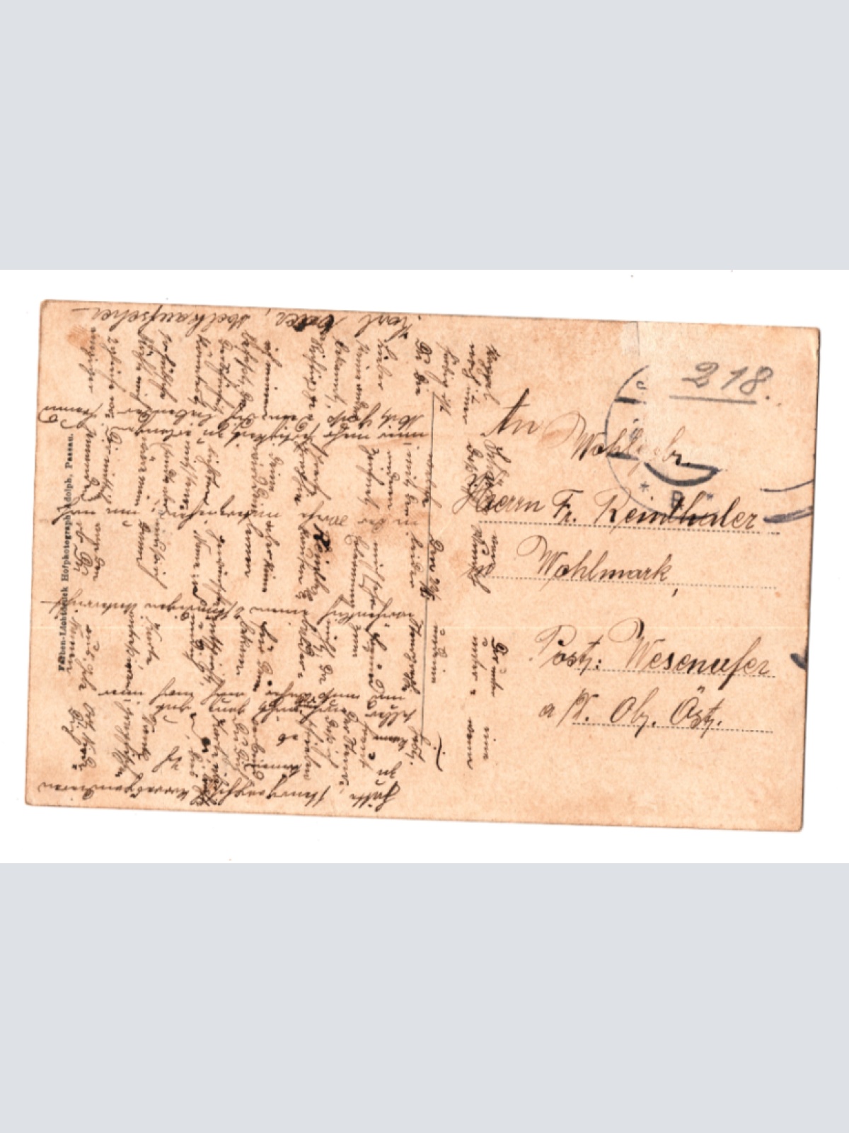 AK aus Schärding a. Inn, Oberösterreich Ansichtskarte (F411)