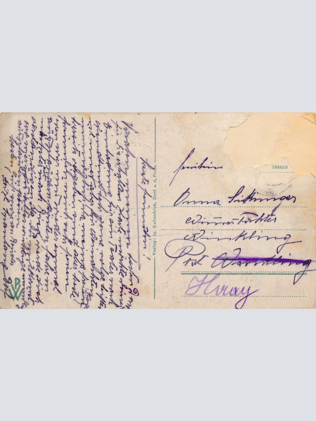 AK aus Dorf an der Pram Oberösterreich Ansichtskarte (15011)