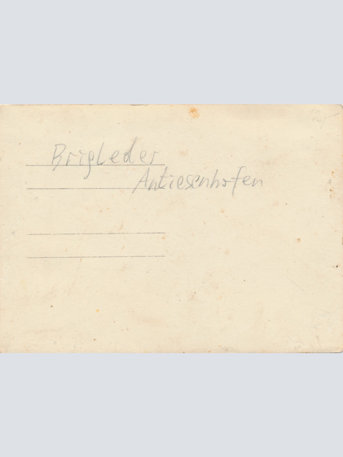 AK aus Antiesenhofen Fam. Birgleder mit Pferd Ansichtskarte (14984)