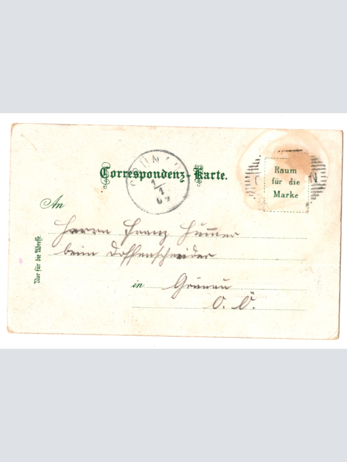 AK aus Gmunden, Oberösterreich (F430)