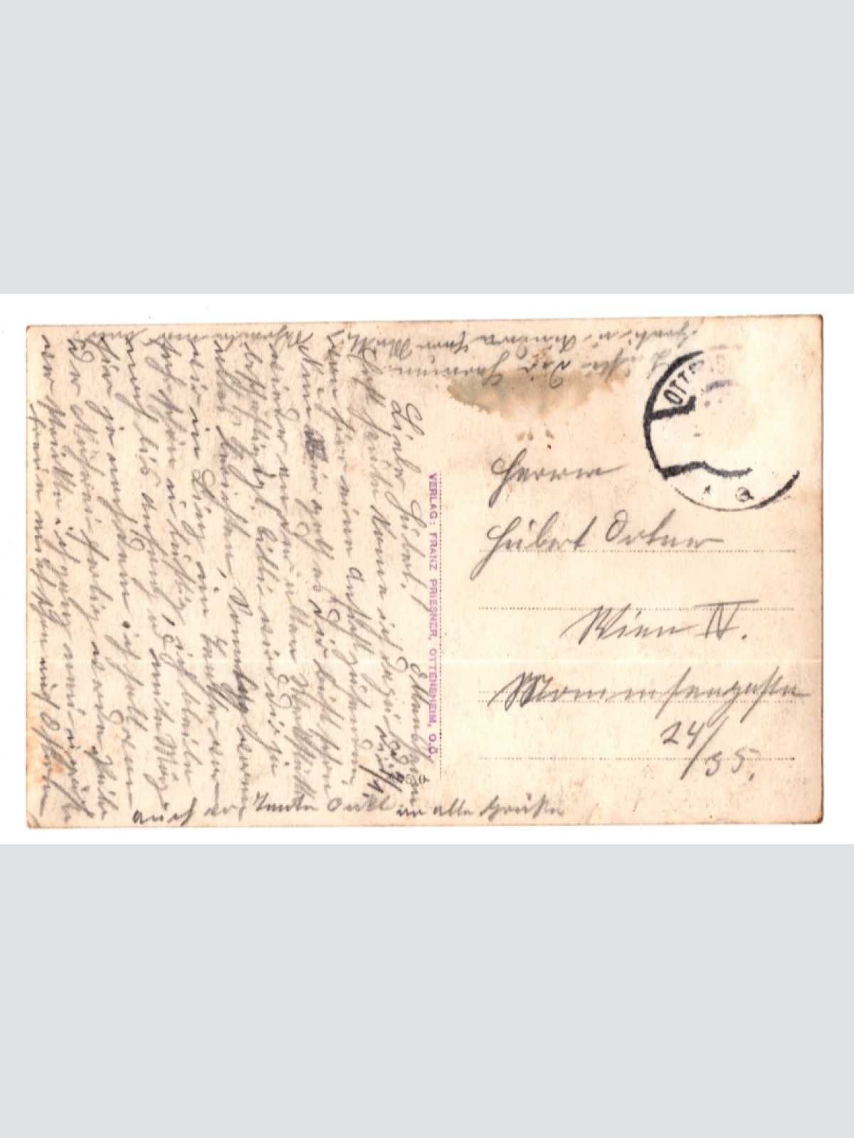 AK aus Ottensheim a. d. Donau, Oberösterreich (F434)