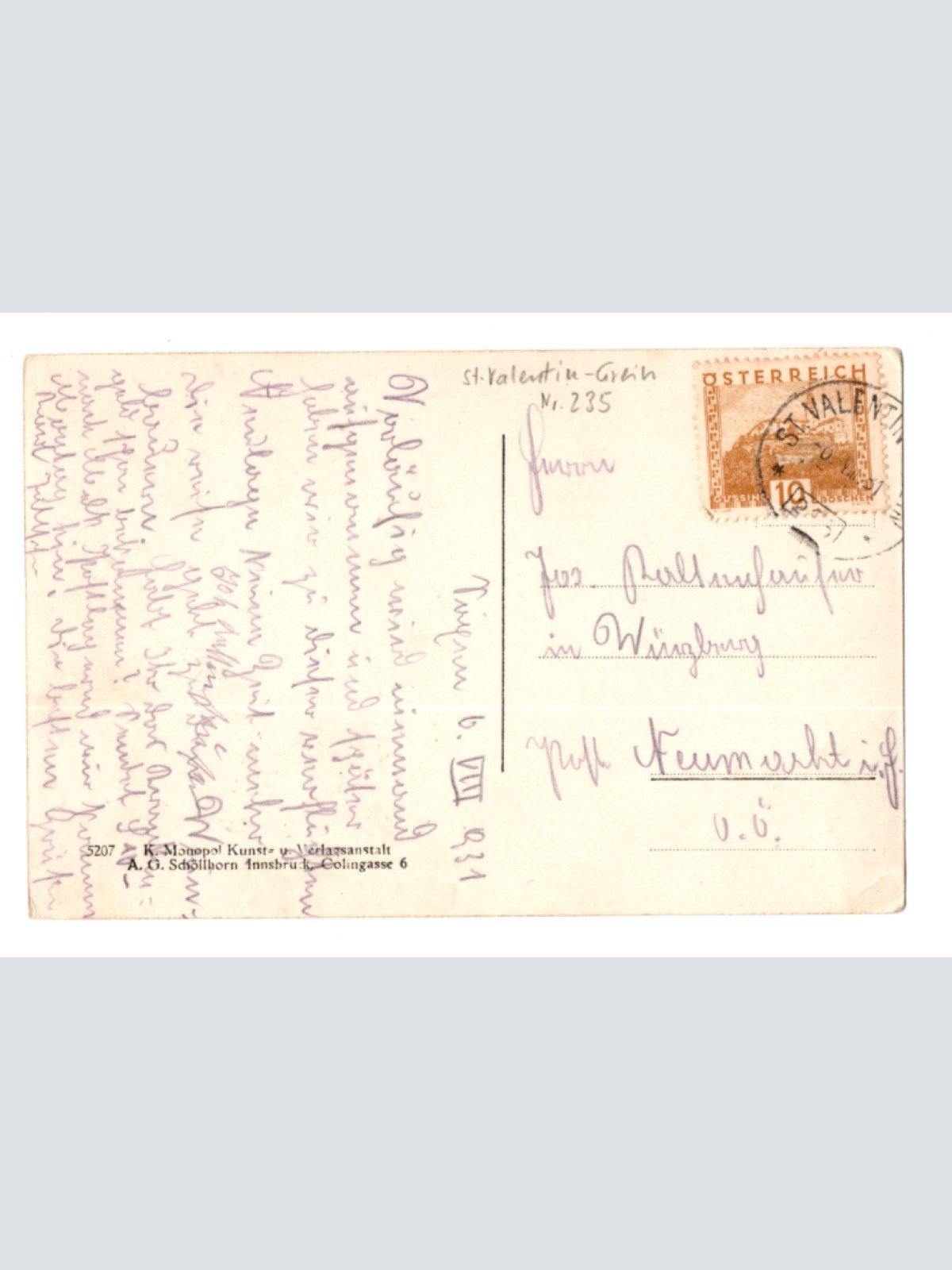 AK aus Mauthausen a. d. Donau, Oberösterreich (F437)