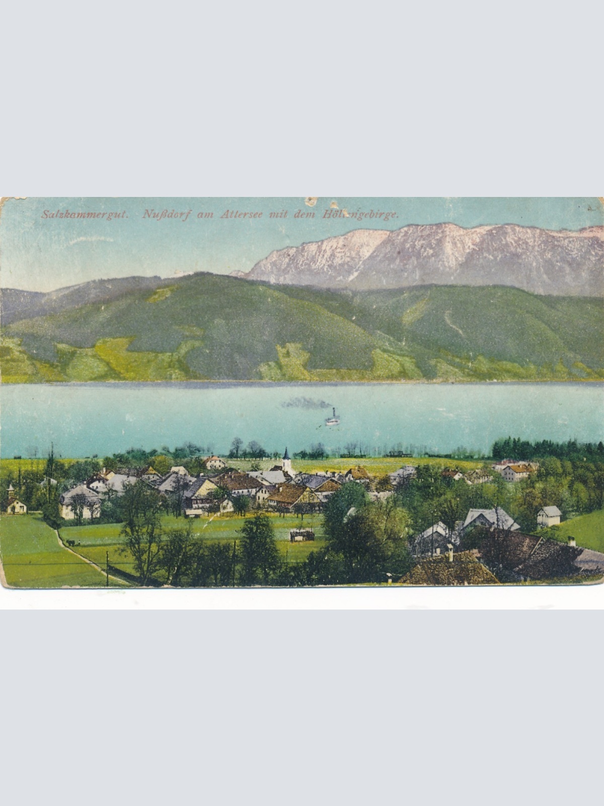 AK aus Nußdorf am Attersee Oberösterreich Ansichtskarte (15226)