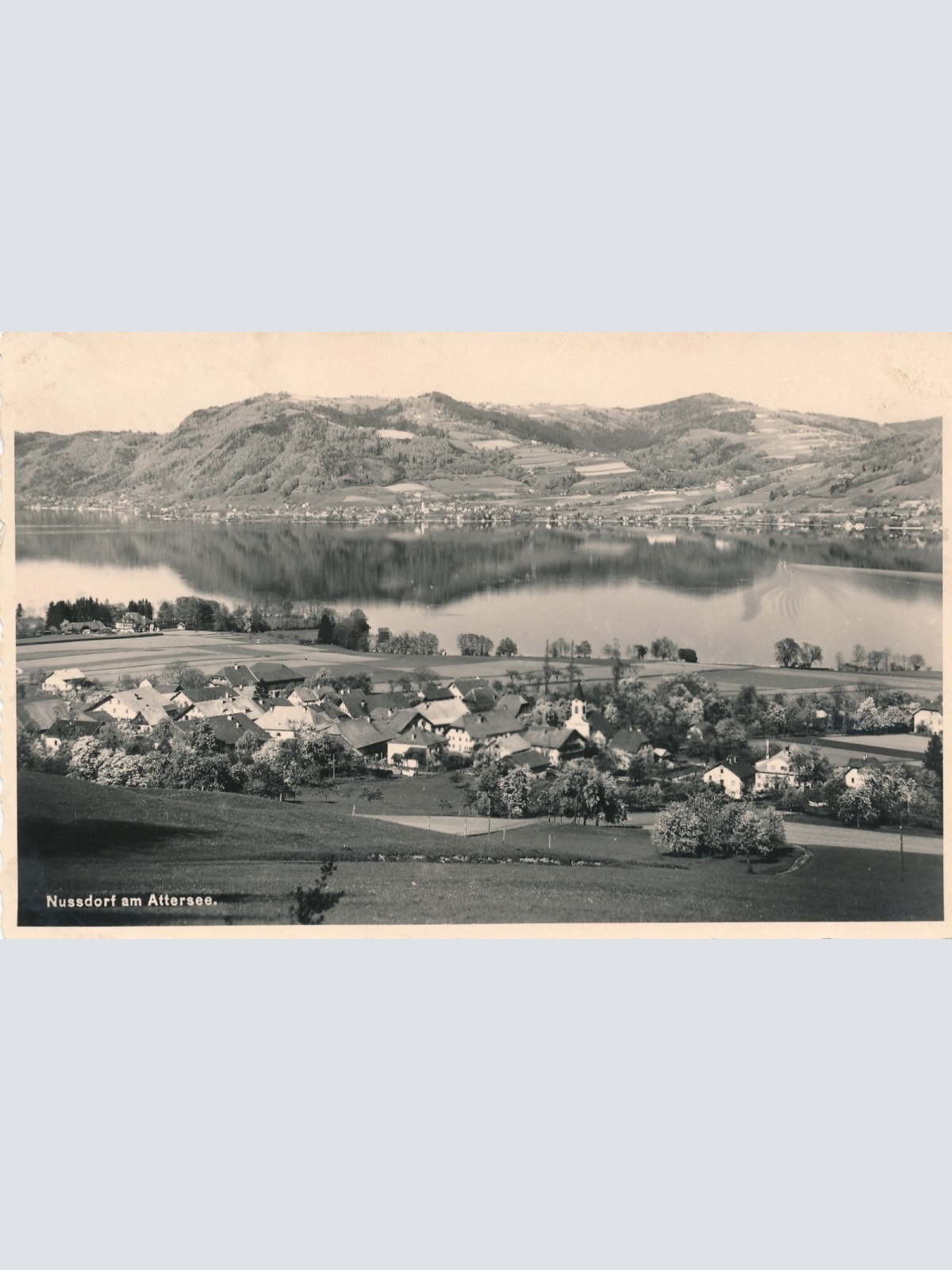 AK aus Nussdorf am Attersee Oberösterreich Ansichtskarte (15227)