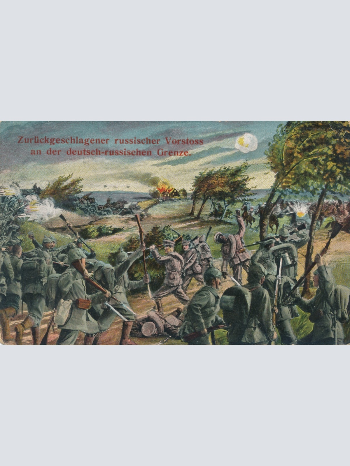 AK Militaria Zurückgeschlagener Russischer Voratoss (16031)