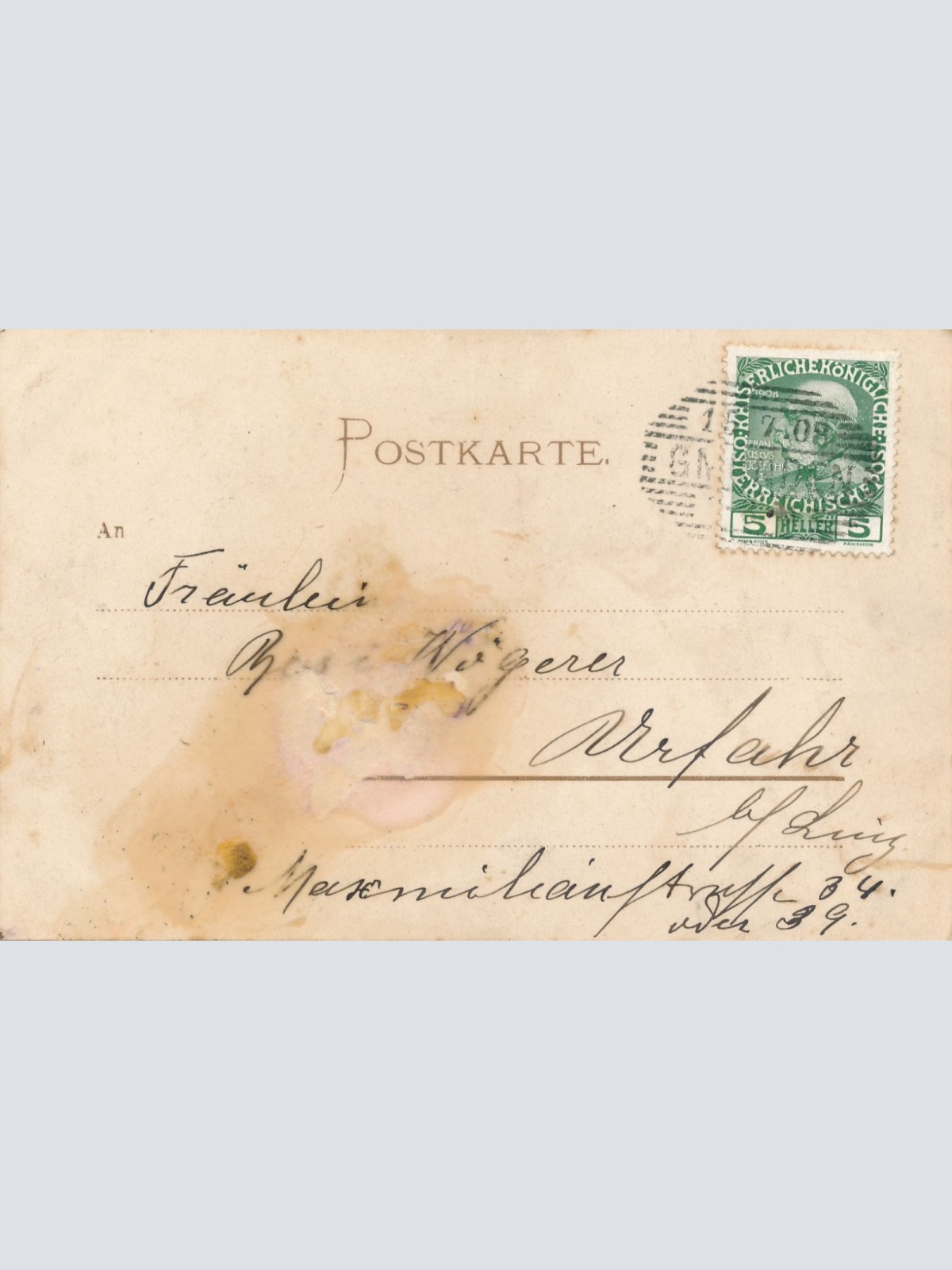 AK vom Gasthaus zur kleinen Ramsau am Traunsee Oberöst. Ansichtskarte (15048)