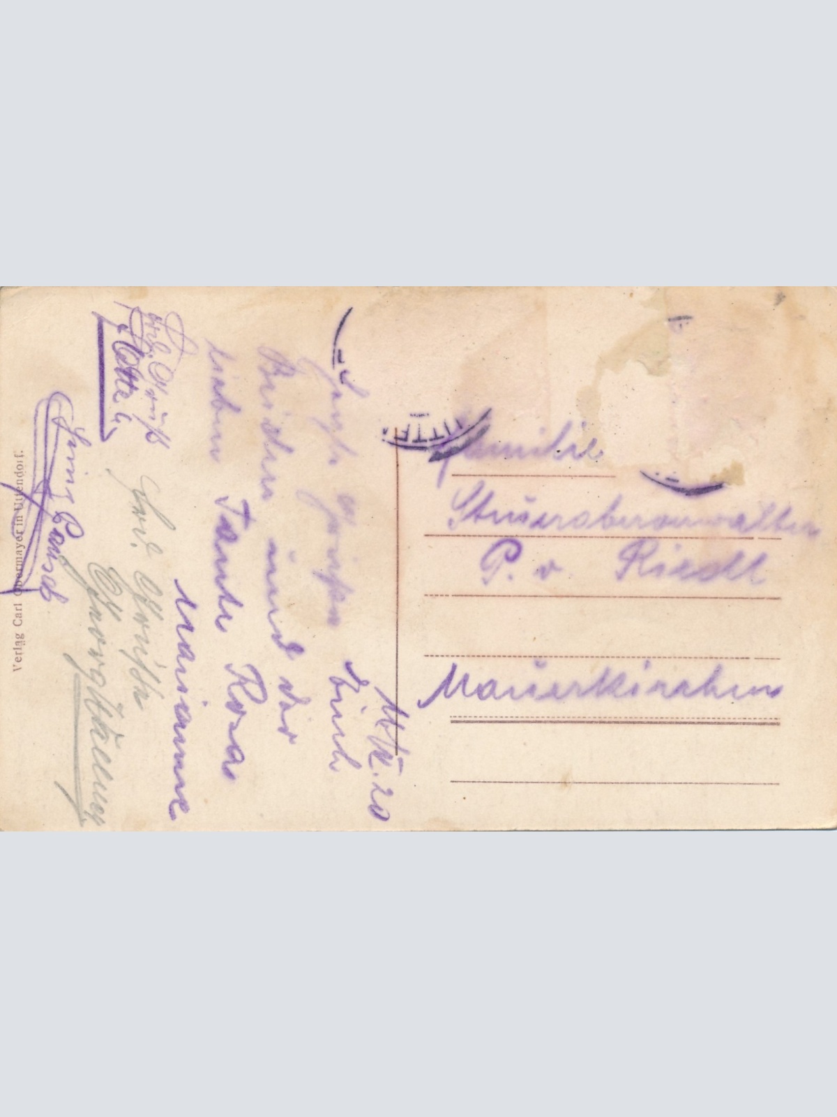 AK aus Uttendorf Oberösterreich Ansichtskarte (15049)