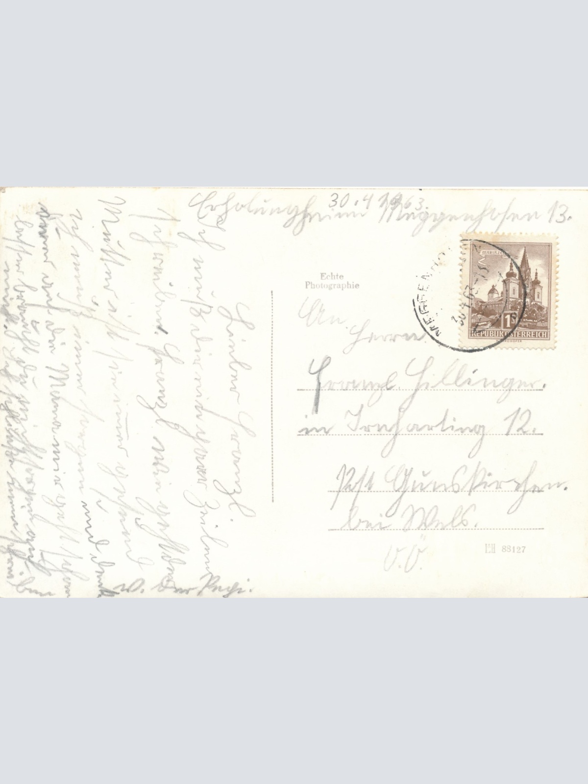 AK aus Ungenach Luftbild Nr. 1 Oberösterreich Ansichtskarte (15835)