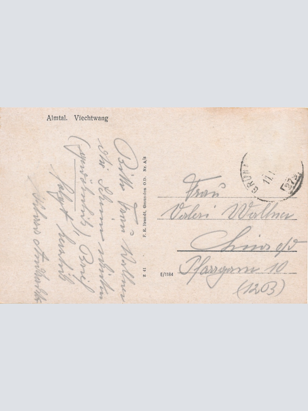 AK aus Viechtwang Almtal Oberösterreich Ansichtskarte (15841)