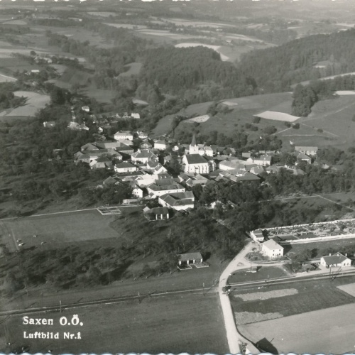 AK aus Saxen Luftbild Nr. 1 Oberösterreich Ansichtskarte (15839)