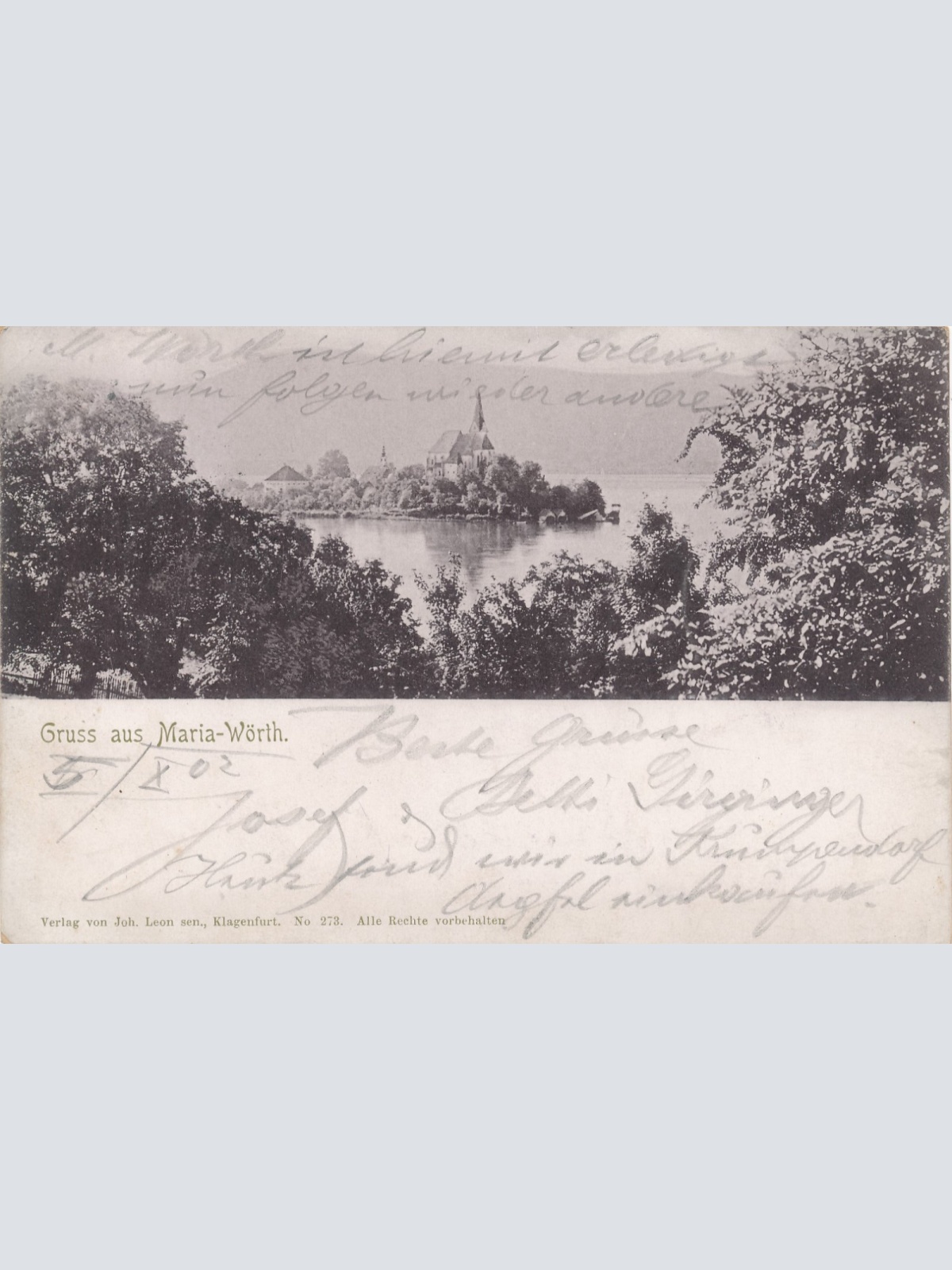 AK gruss aus Maria Wörth Kärnten Ansichtskarte (16070)