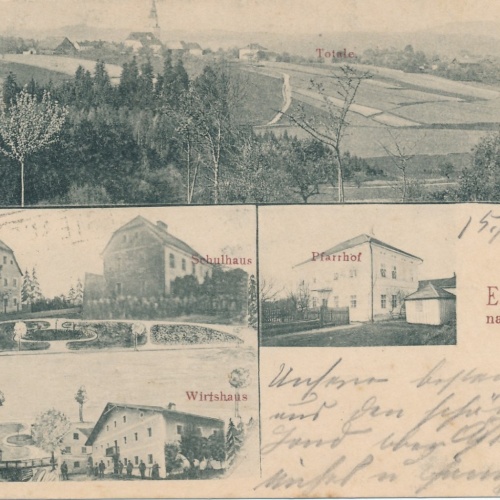 AK aus Esternberg mit Pfarrhof Mehrbildkart Oberösterreich Ansichtskarte (15528)