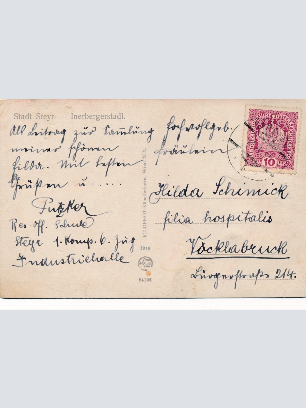 AK aus Steyr Oberösterreich Ansichtskarte (15905)