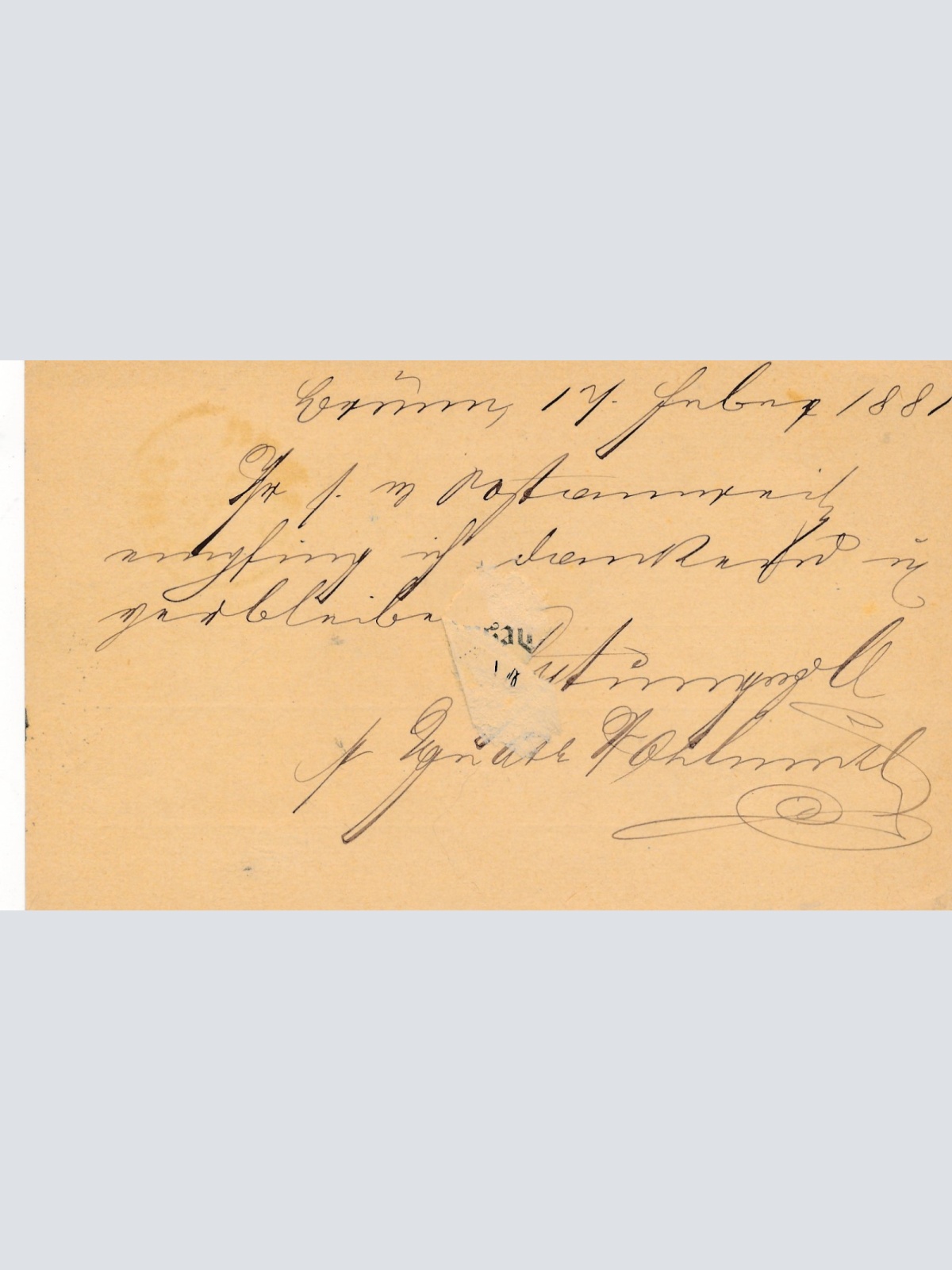 2 Kreuzer - Ganzsachen - Karte aus Brünn Bahnhof (16220)