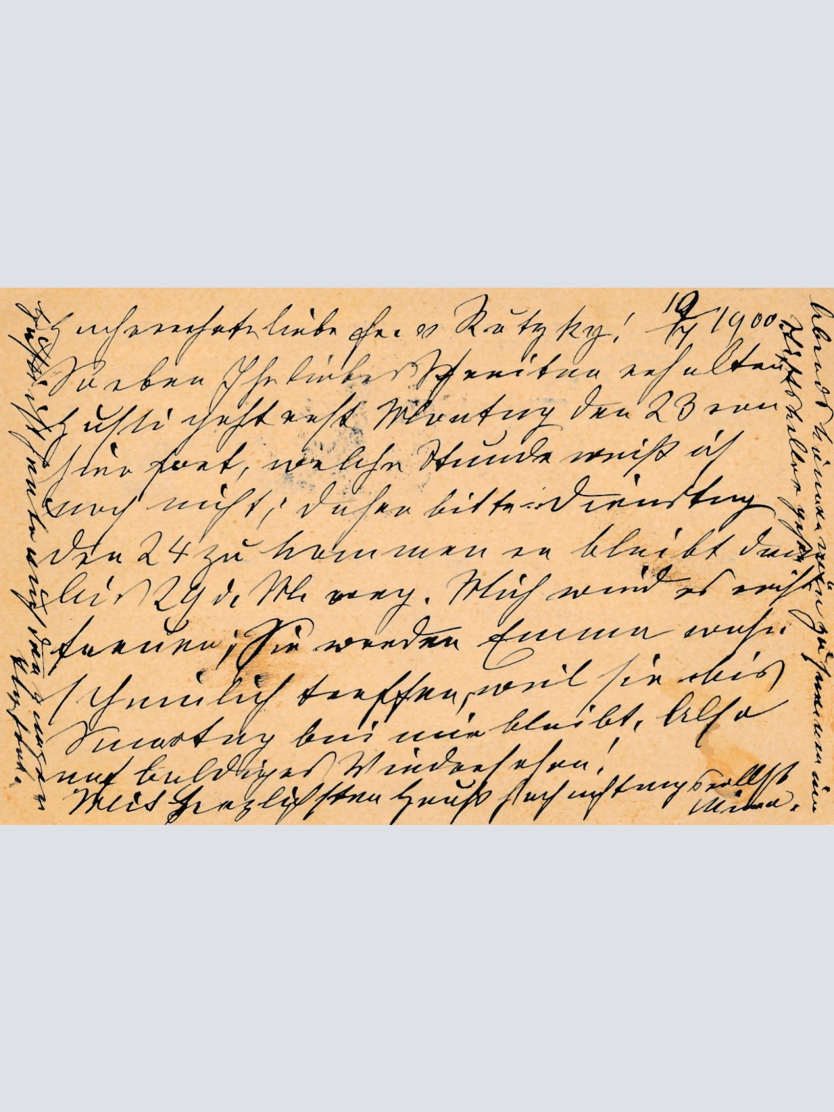 5 Heller Ganzsachen - Karte aus Klosterneuburg (16211)