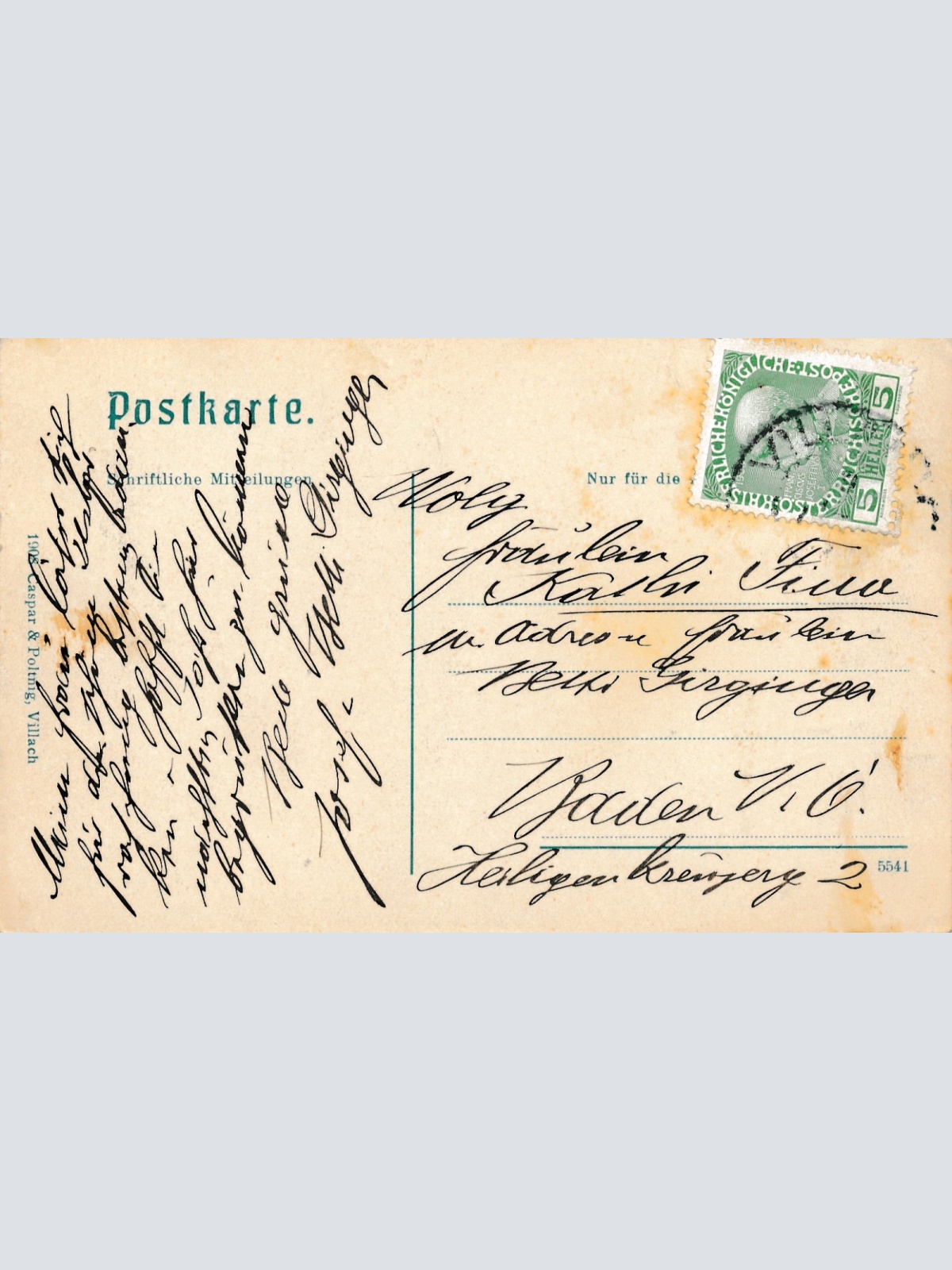 AK aus Villach Hans Gasser Platz Kärnten Ansichtskarte (16057)