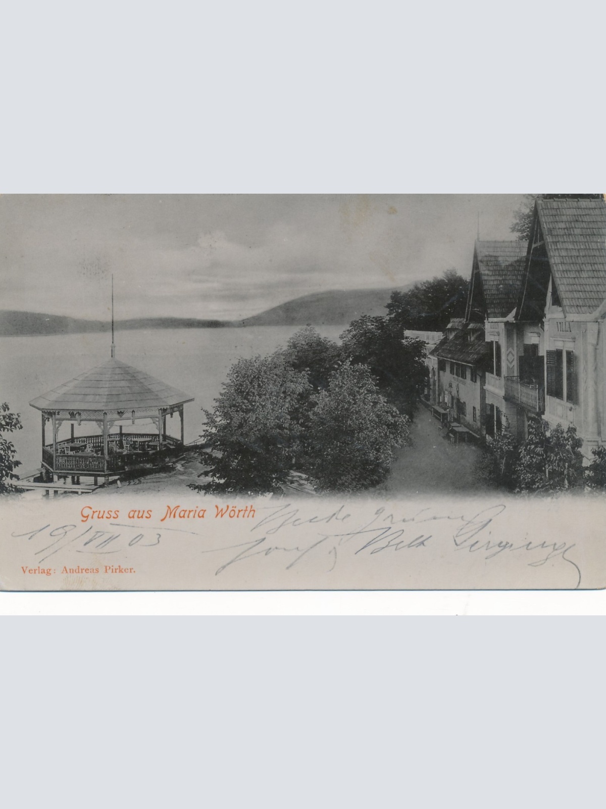 AK gruss aus Maria Wörth Kärnten Ansichtskarte (16053)