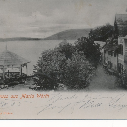 AK gruss aus Maria Wörth Kärnten Ansichtskarte (16053)