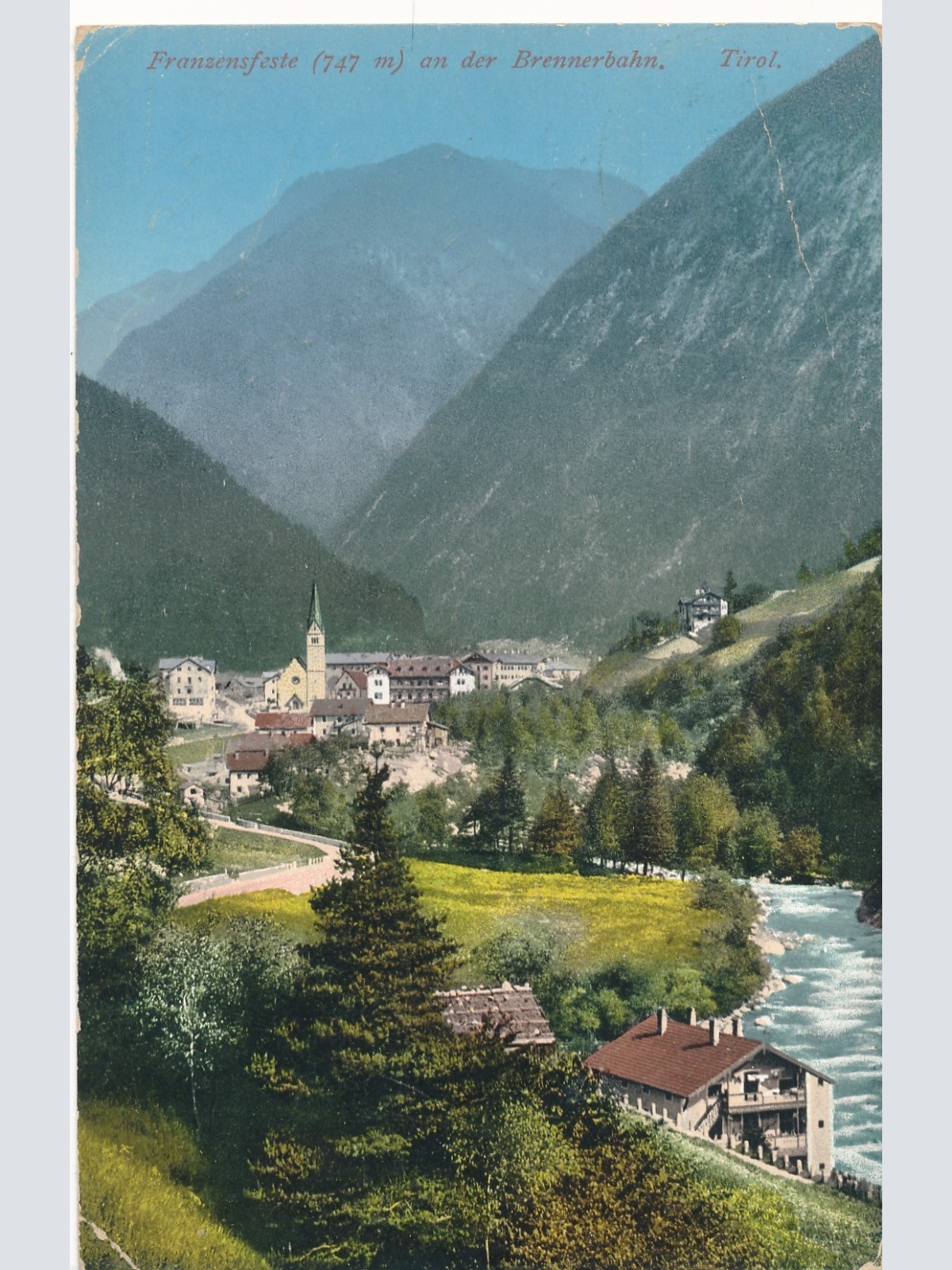 AK aus Franzensfeste an der Brennerbahn Italien Ansichtskarte (16191)