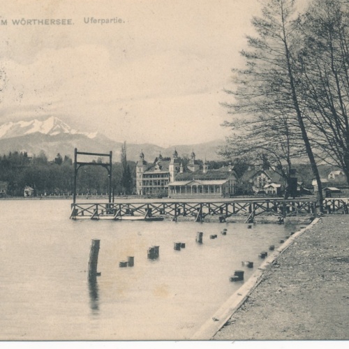 AK aus Velden am Wörthersee Uferpartie Kärnten Ansichtskarte (16196)