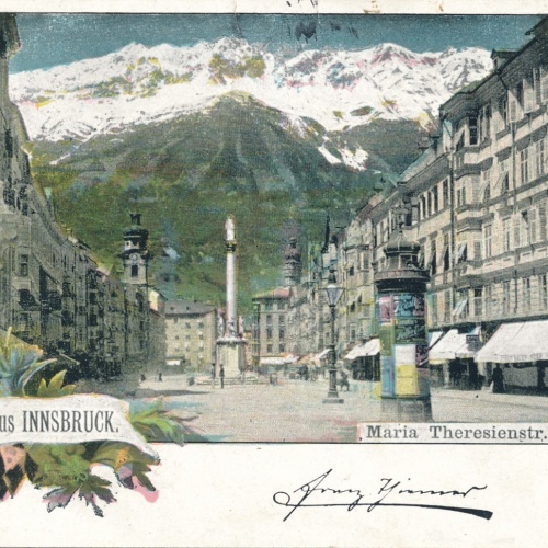 AK aus gruss aus Innsbruck Tirol Ansichtskarte (16101)