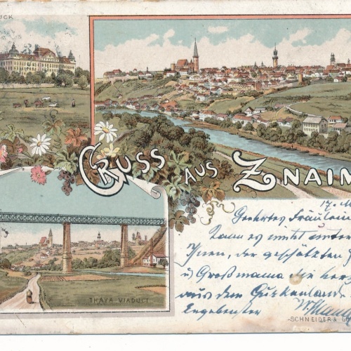 AK aus Znaim Tschechoslowakei Ansichtskarte (15986)