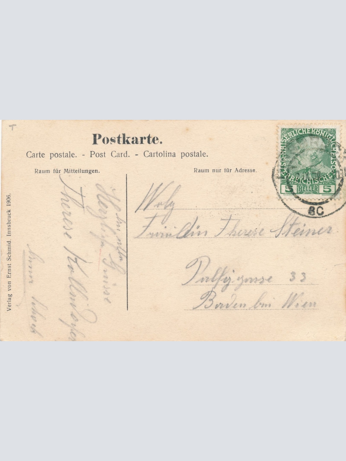 AK aus Innsbruck Tirol Ansichtskarte (16104)