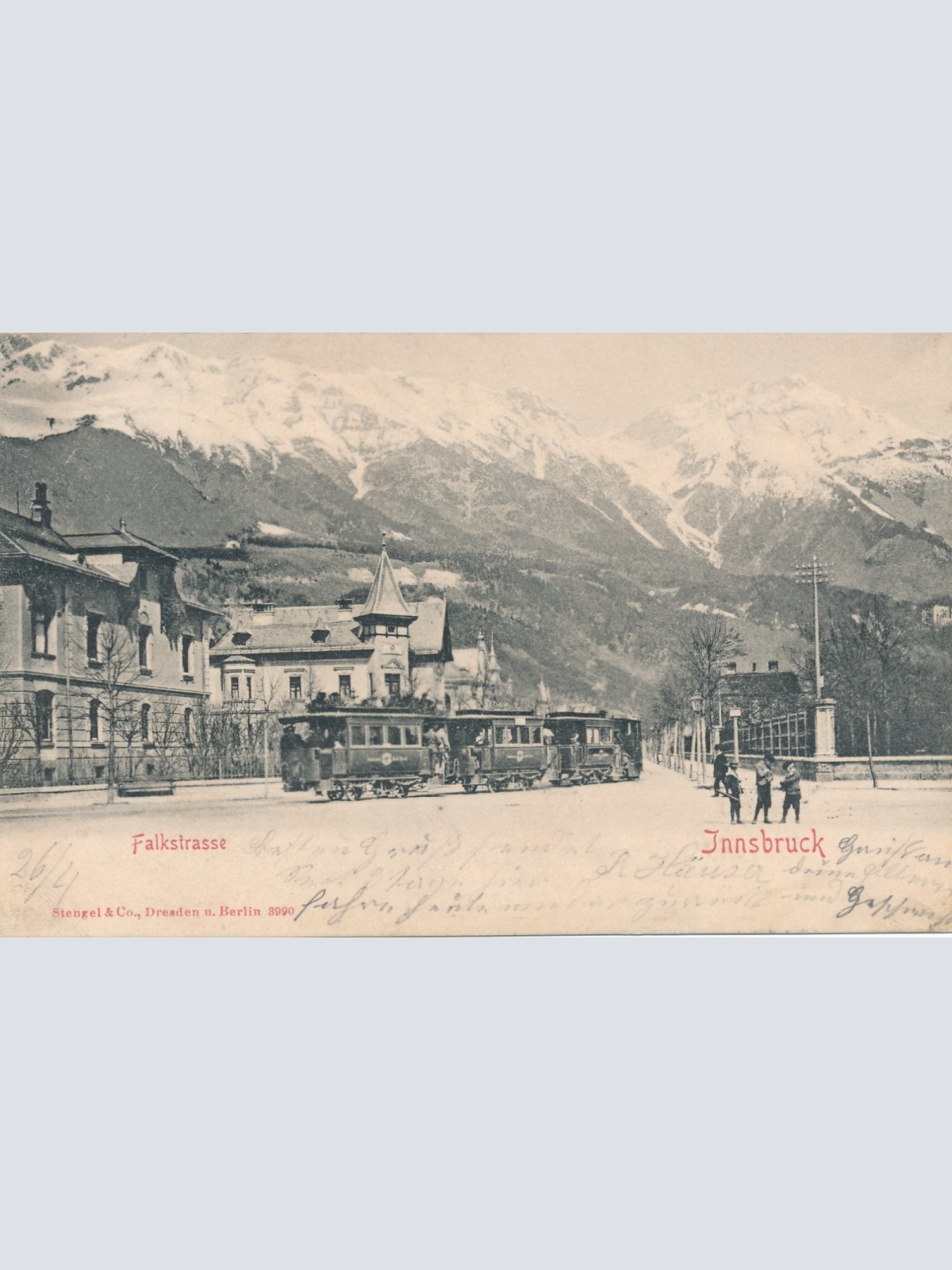 AK aus Innsbruck Falkenstrasse Tirol Ansichtskarte (16107)