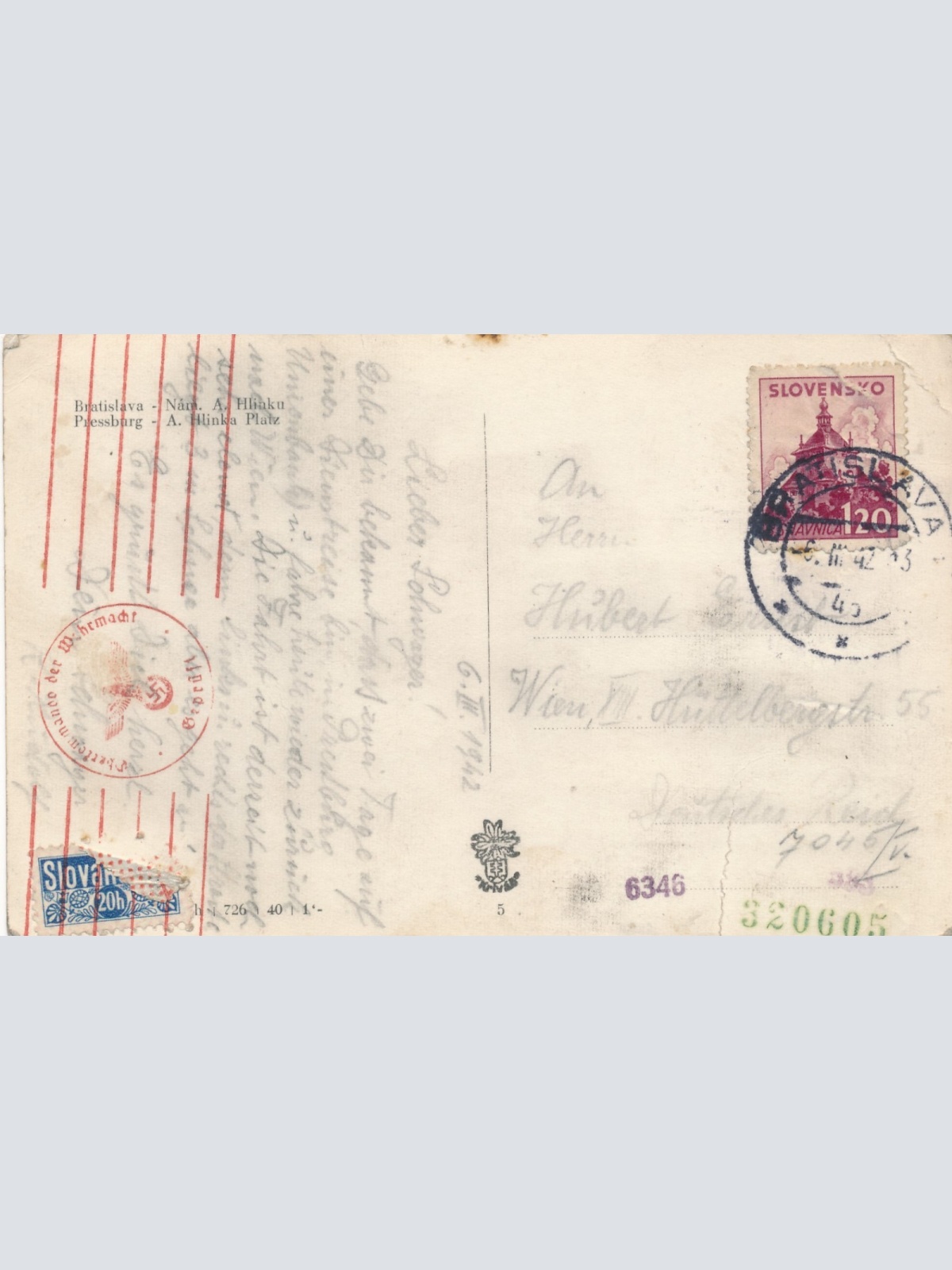 AK aus Bratislava Slowakei Ansichtskarte (15968)