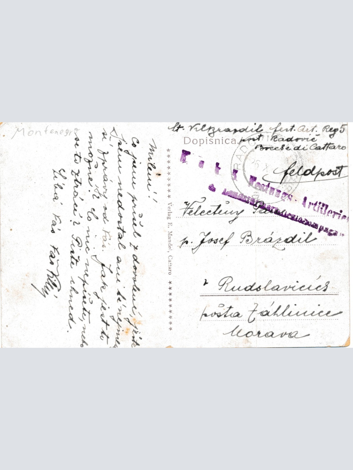 AK aus Perasto - Perast Montenegro Ansichtskarte (15930)