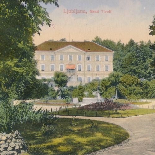 AK aus Ljubjana Laibach Grad Tivoli Slowenien Ansichtskarte (15342)