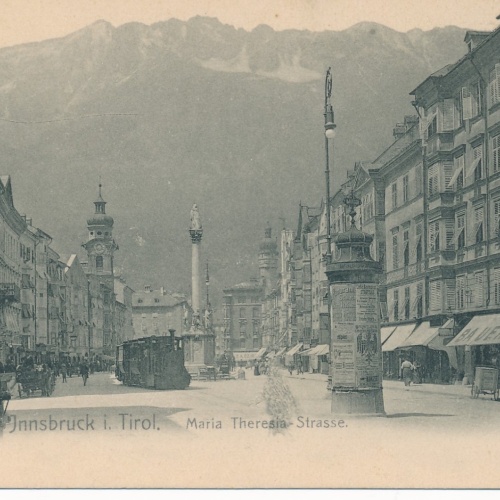 AK aus Innsbruck Maria Theresienstrasse Tirol Ansichtskarte (16131)