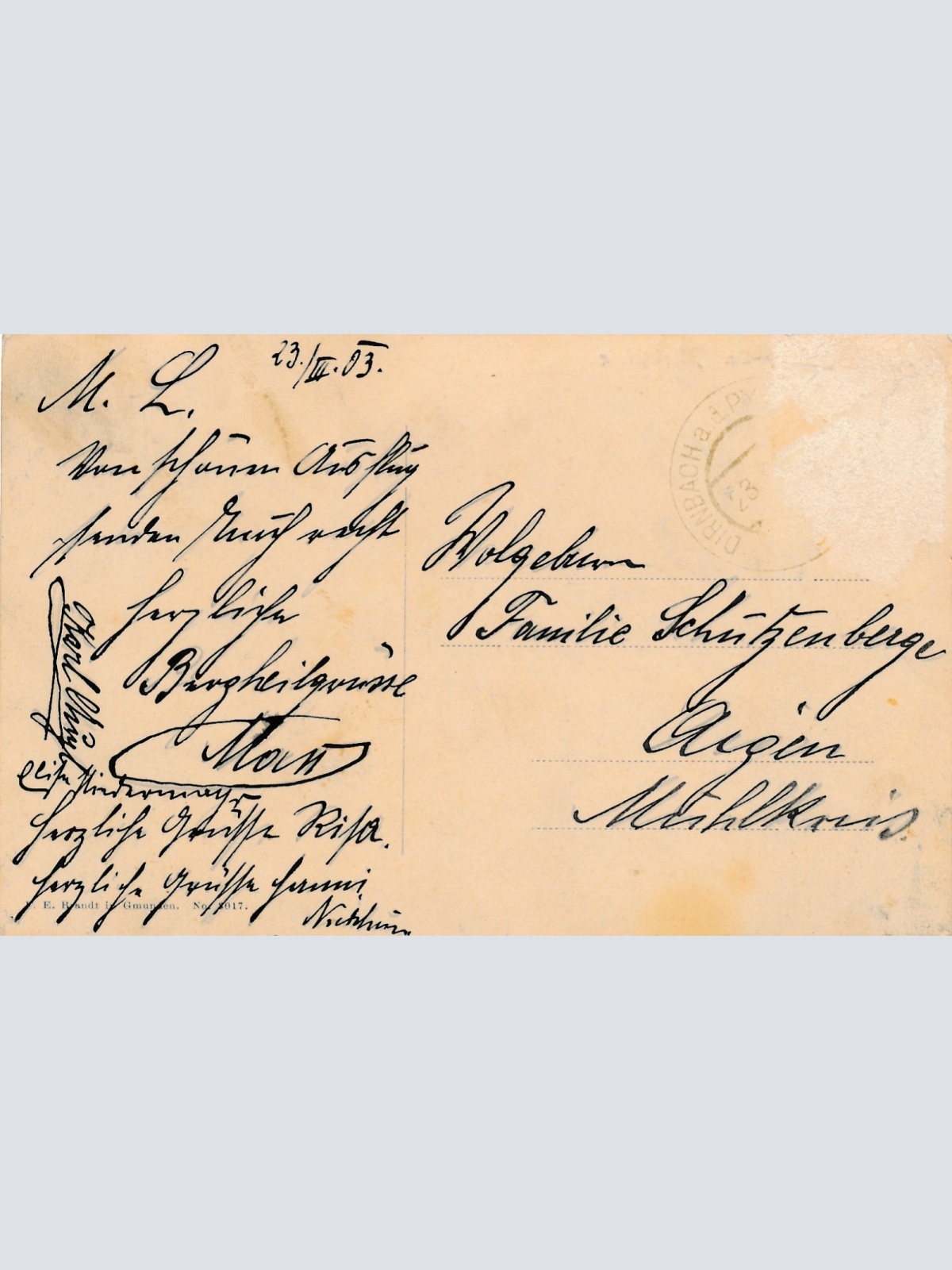 AK aus Kirchdorf Marktplatz Oberösterreich Ansichtskarte (15259)