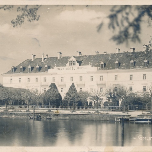 AK aus Gmunden Park Hotel Oberösterreich Ansichtskarte (15260)