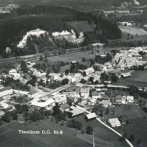 AK aus Timelkam Fliegeraufnahme Nr. 8 Oberösterreich Ansichtskarte (15308)