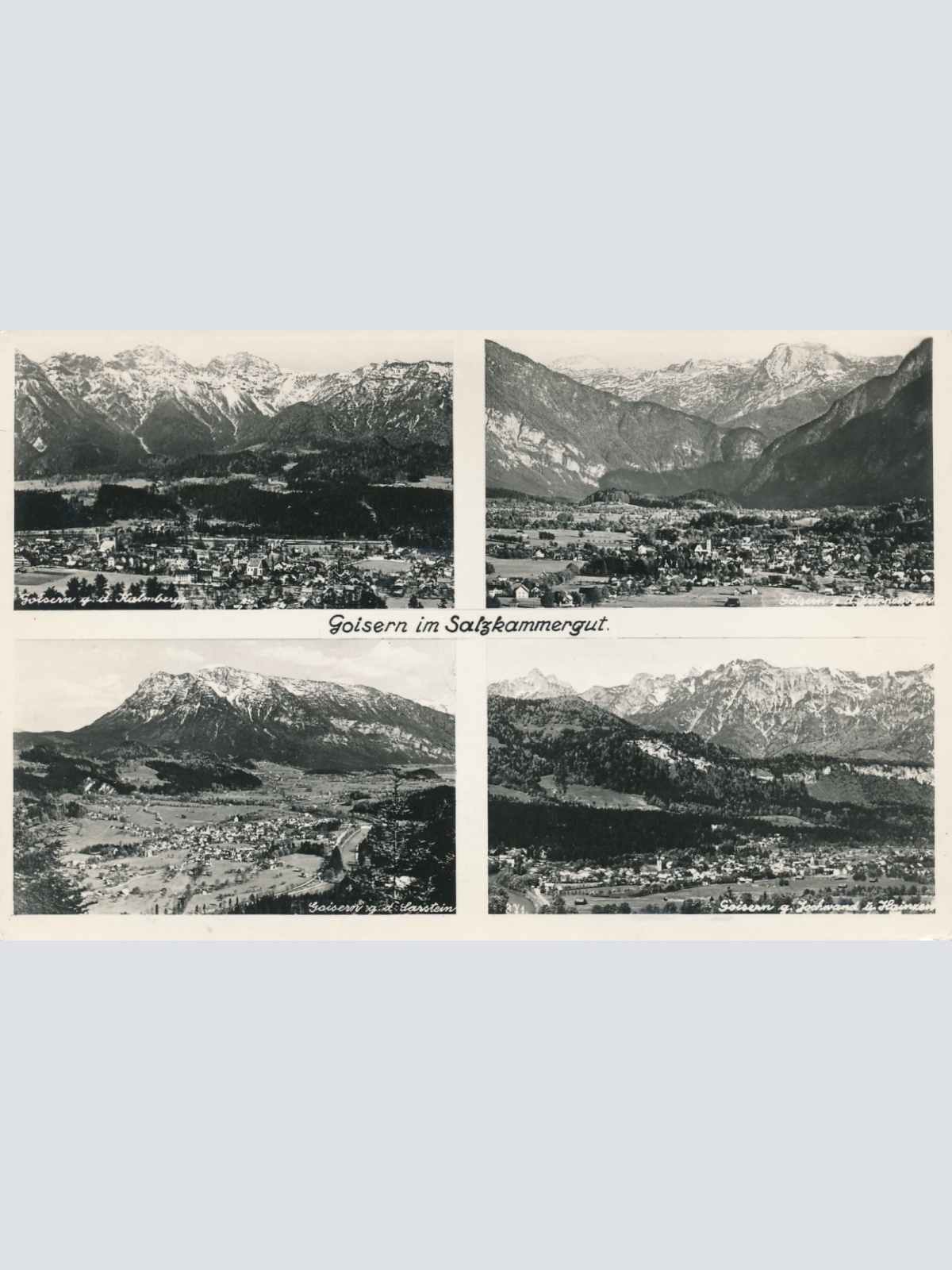 AK aus Goisern Mehrbildkarte Oberösterreich Ansichtskarte (15684)