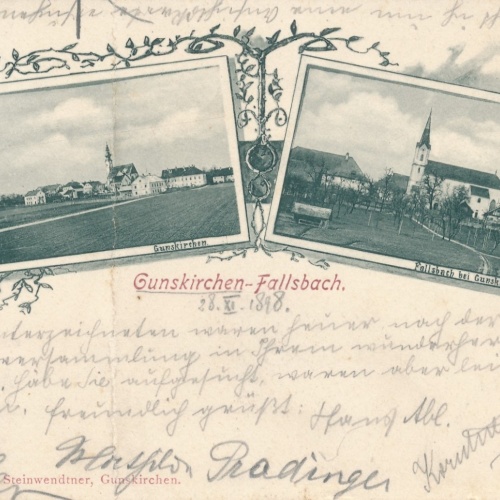 AK aus Gunskirchen - Fallsbach Oberösterreich Ansichtskarte (15237)