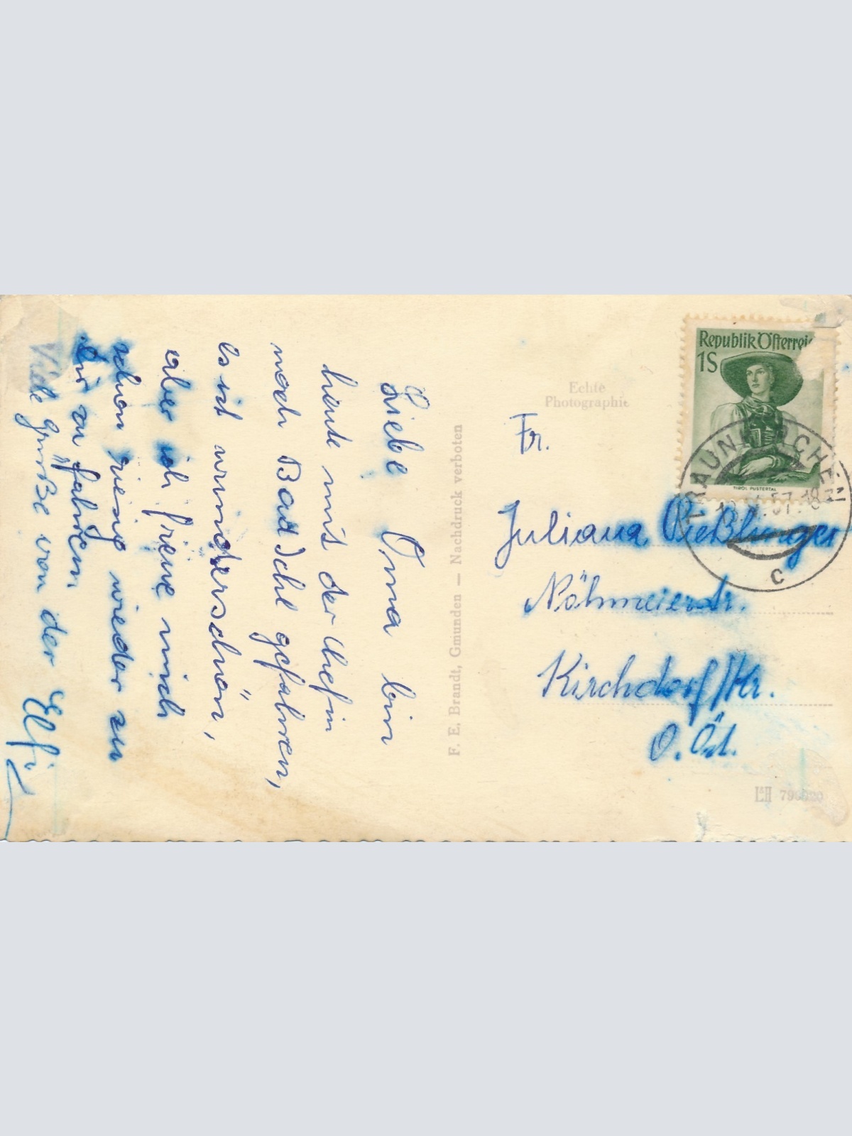 AK aus Bad Ischl Oberösterreich Ansichtskarte (15687)