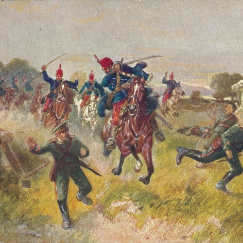 AK Militaria Die Roten Teufel kommen ! (16020)