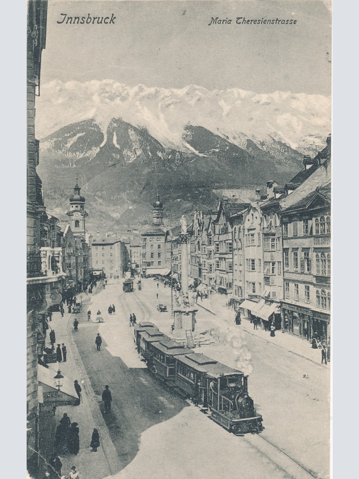 AK aus Innsbruck Maria Theresienstrasse Tirol Ansichtskarte (16129)