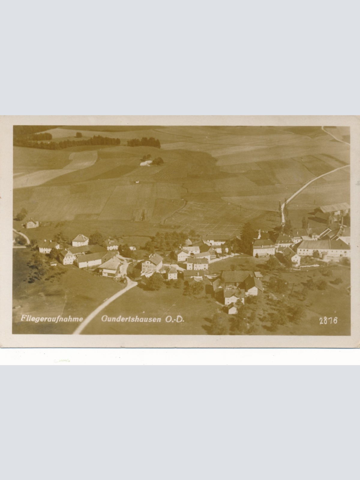 AK aus Gundertshausen Fliegeraufnahme Oberösterreich Ansichtskarte (15598)