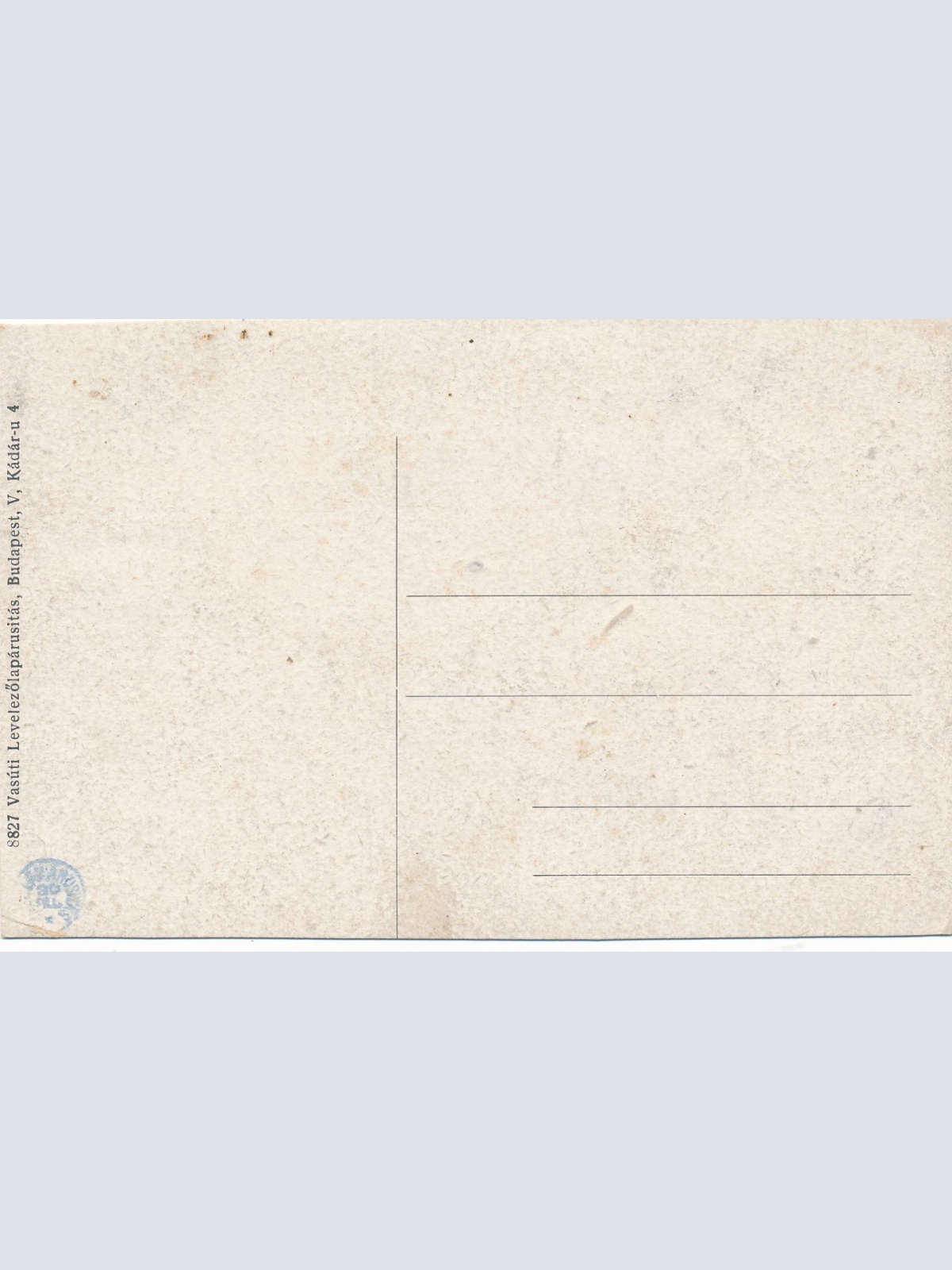 AK aus Vinkovci Bahnhof Palyaudvar Tschechoslowakei Ansichtskarte (15167)