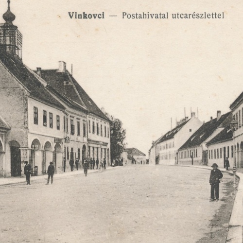 AK aus Vinkovci Strassenansicht Tschechoslowakei Ansichtskarte (15168)