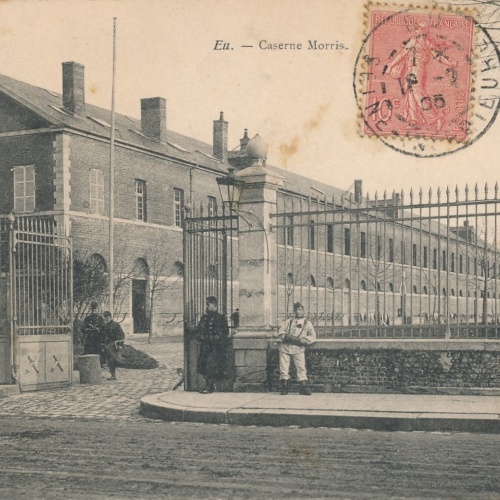 AK aus Eu Caserne Morris Frankreich Ansichtskarte (15706)