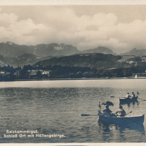 AK aus Gmunden Schloss Ort Oberösterreich Ansichtskarte (15475)