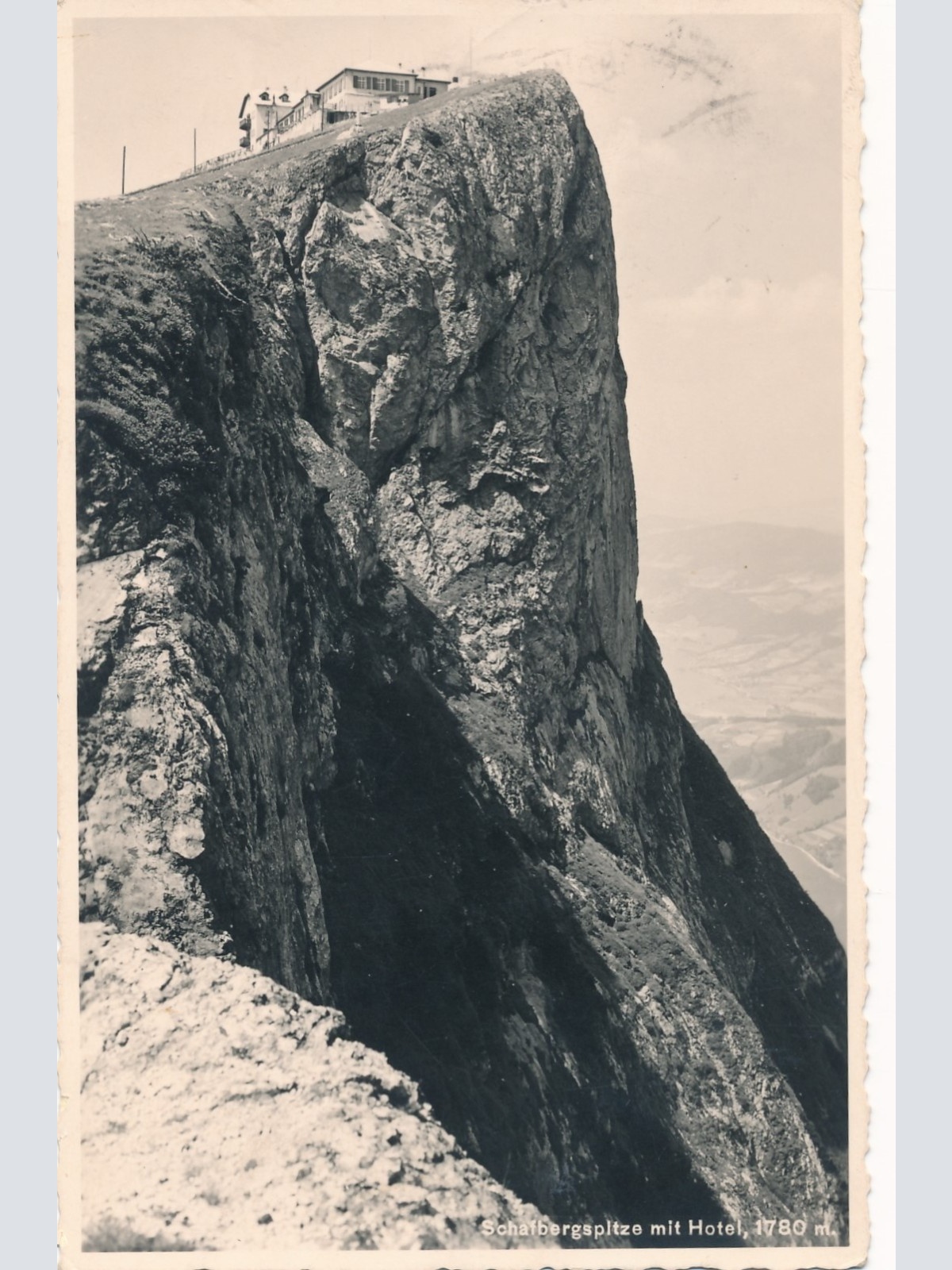 AK von der Schafbergspitze mit Hotel Oberösterreich Ansichtskarte (15467)