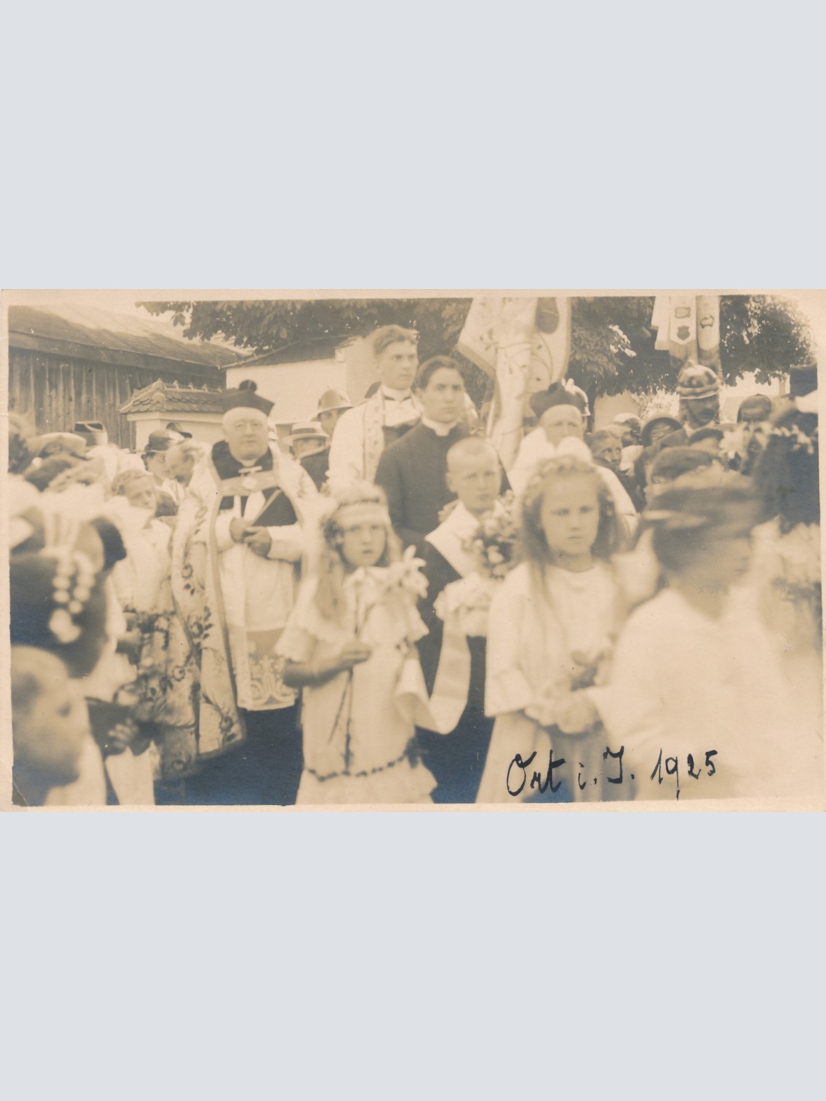 AK von einer Prozession 1925 Annodazumals (15446)