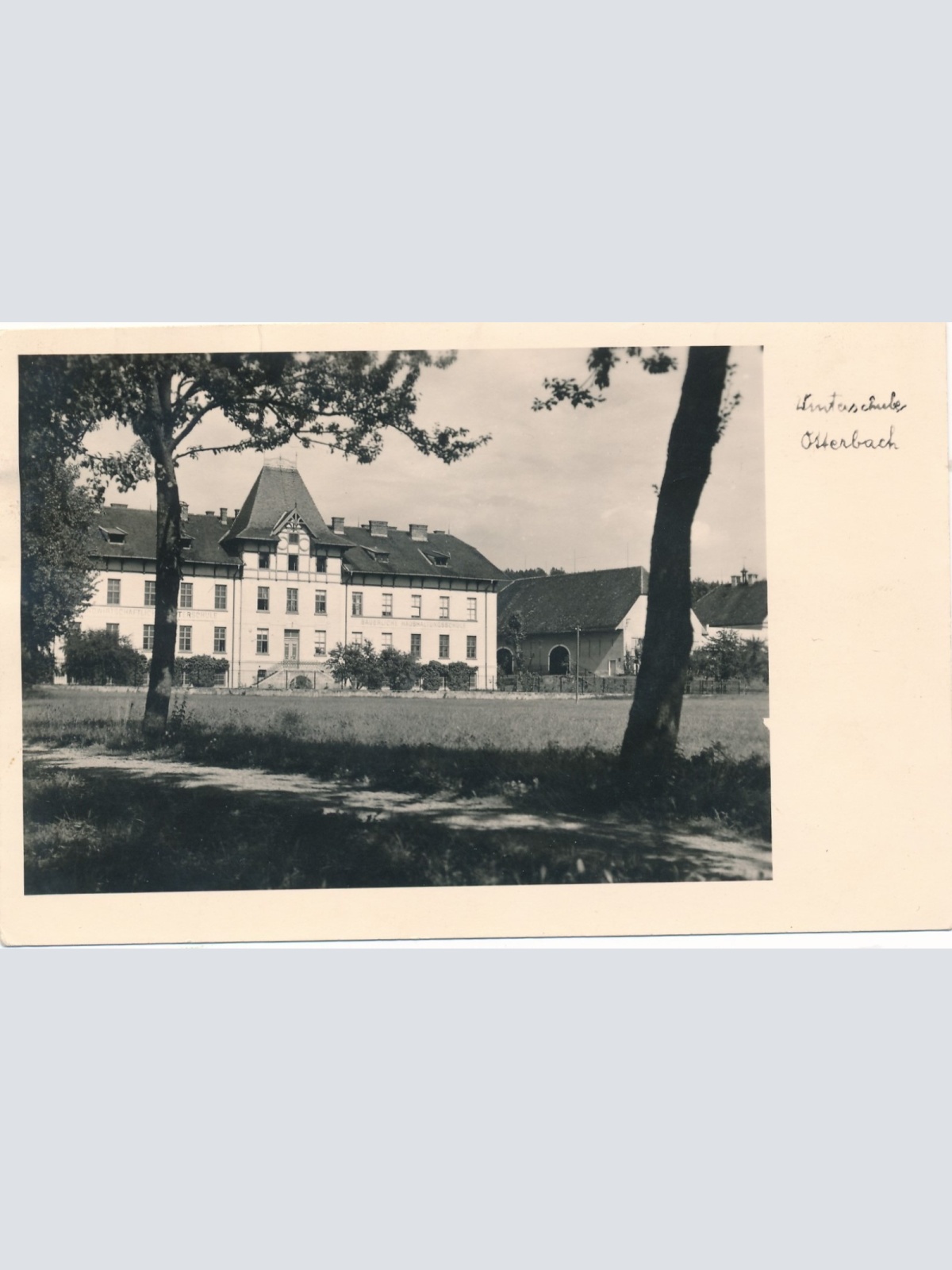 AK aus Otterbach mit Schule Annodazumals (15447)