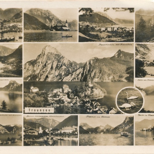 AK der Traunsee Mehrbildkarte Oberösterreich Ansichtskarte (15495)