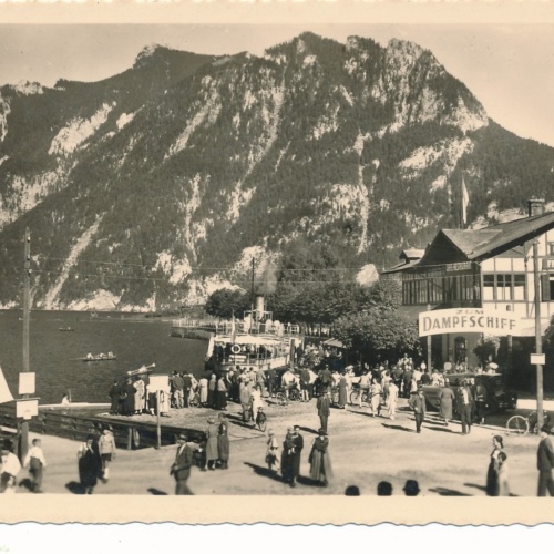 AK aus Ebensee Landungsplatz Oberösterreich Ansichtskarte (15502)